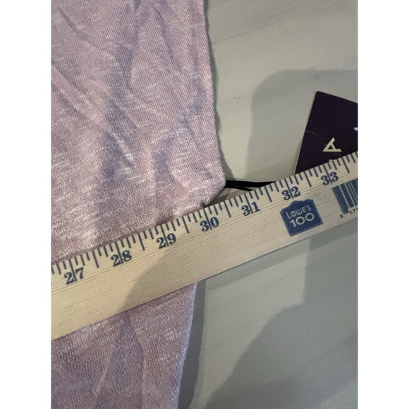 Ava & Viv Top Womens 1X Heather Pink V Neck Dolman Sleeve Plus Size Casual - Picture 6 of 16